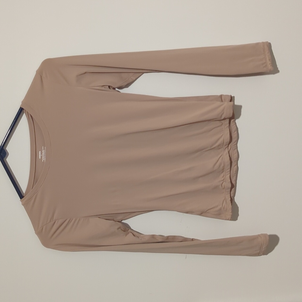 Long Sleeve Tan Top